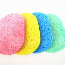 Soft  feeling and natural material eco-friendly  cellulose  sponge  for bathing